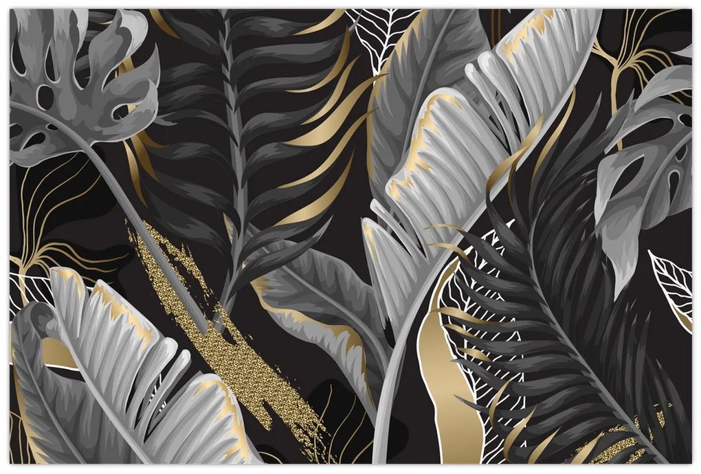 Kép - Arany dzsungel (90x60 cm)