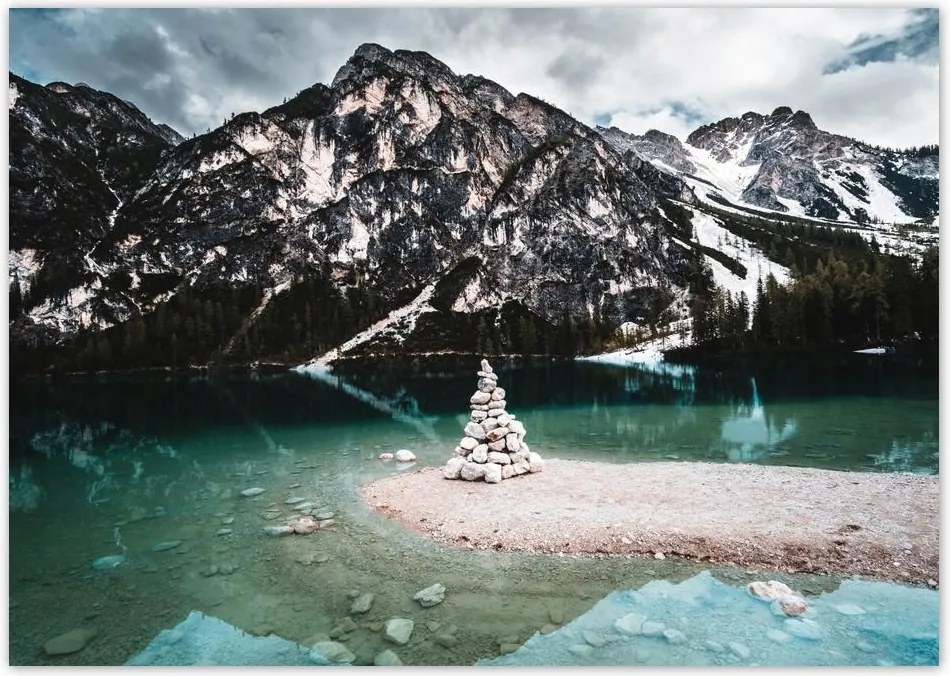 Poszterek A0 Szint Hegyi tájkép tóval