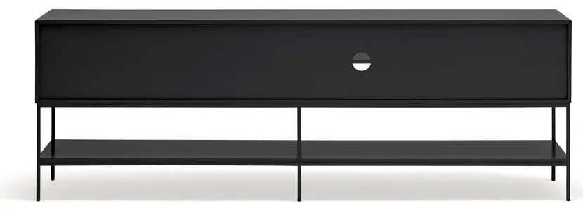 Fekete TV-állvány 220x74x45 cm Platt – Teulat