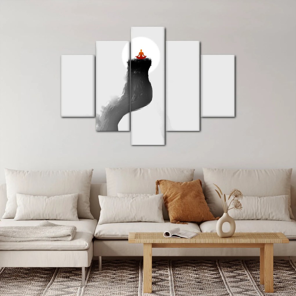 Kép - Meditáció a hegységen (150x105 cm)