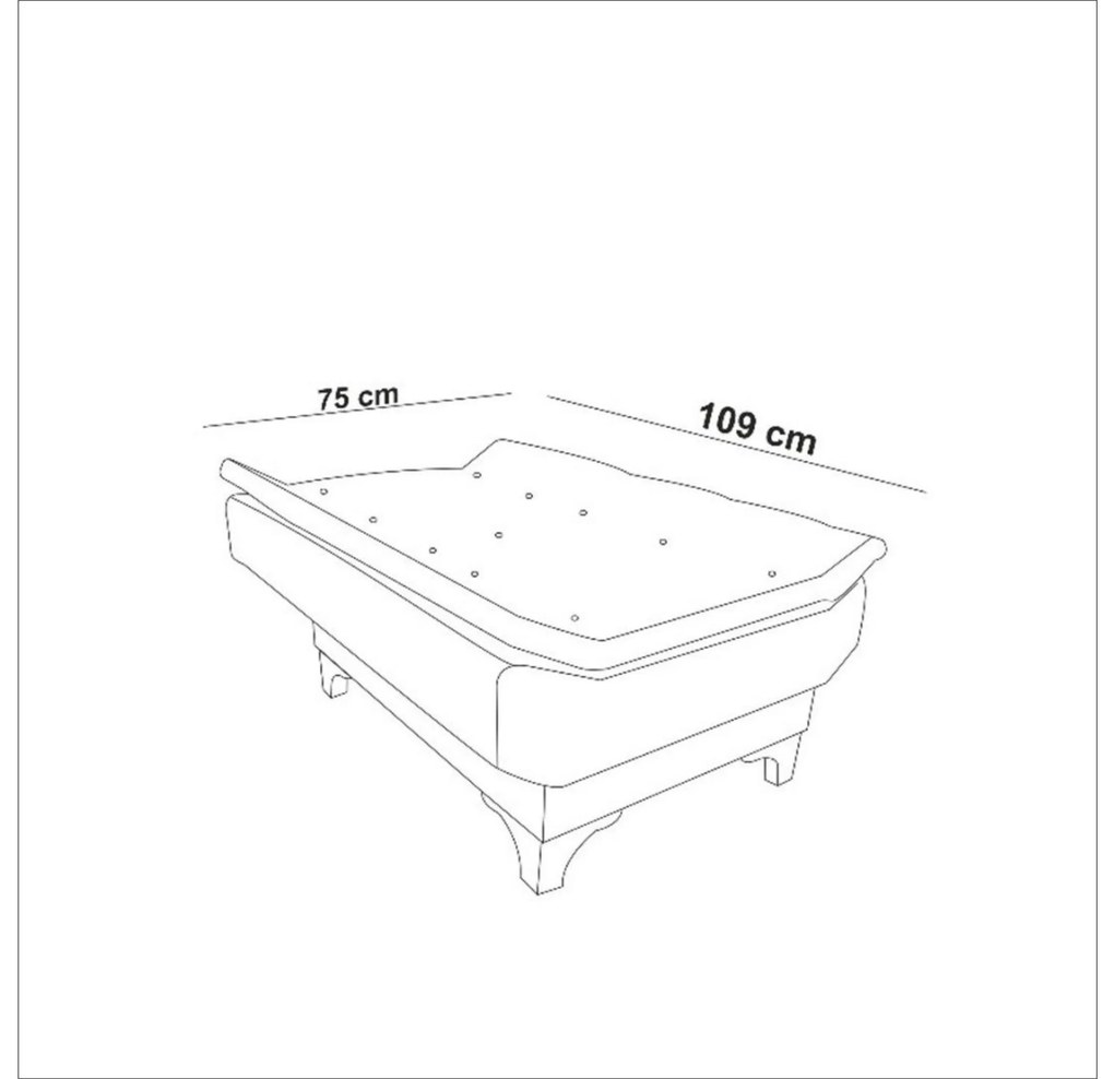 Fotel Santic K (sötétkék). 1101777