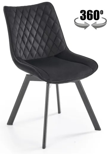 Étkezőszék OMBRA 1 db fekete