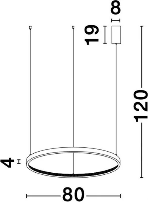 NOVALUCE 9285801 Modern Led Függesztett Lámpa LED IP20