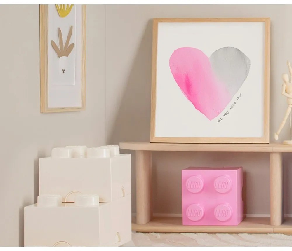 Fehér négyszögletes tárolódoboz - LEGO®