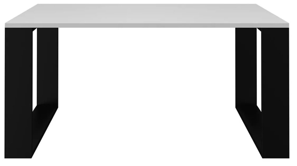 MODERN dohányzóasztal - fekete/fehér