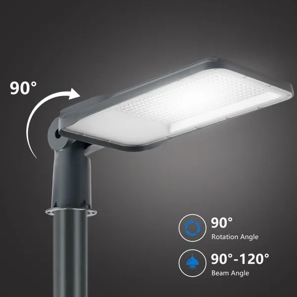 Brilagi-LED kültéri lámpa oszloppal és csuklóval, 4 m URBANLIGHT LED/200W/230V antracit IP65