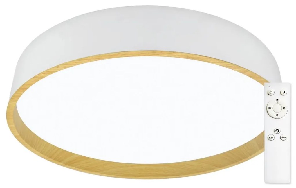 Top Light - LED Dimmelhető mennyezeti lámpa DEKOR LED/51W/230V + távirányító fehér/bézs