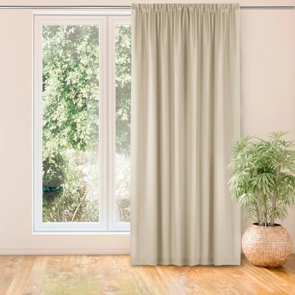 Krémszínű függöny 220x300 cm Carmena – Homede