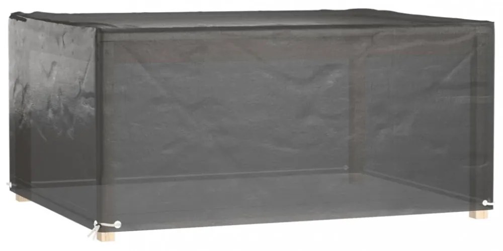 2 db téglalap alakú kerti bútorhuzat 8 fűzőlyukkal 180x135x80cm