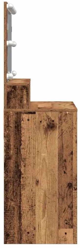 Öltözködőasztal fiókkal Régi fa 80 x 41 x 134,5 cm Faanyag