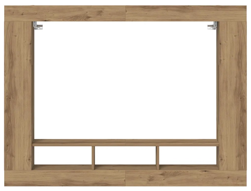 Tv állvány falra szerelhető, Artisan tölgy, 152x22x113 cm
