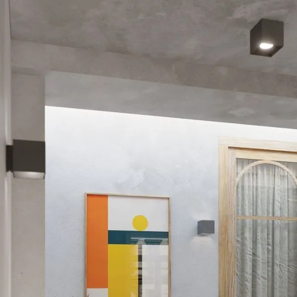 Sollux SL.0567 - Spotlámpa QUAD 1 1xGU10/10W/230V antracit