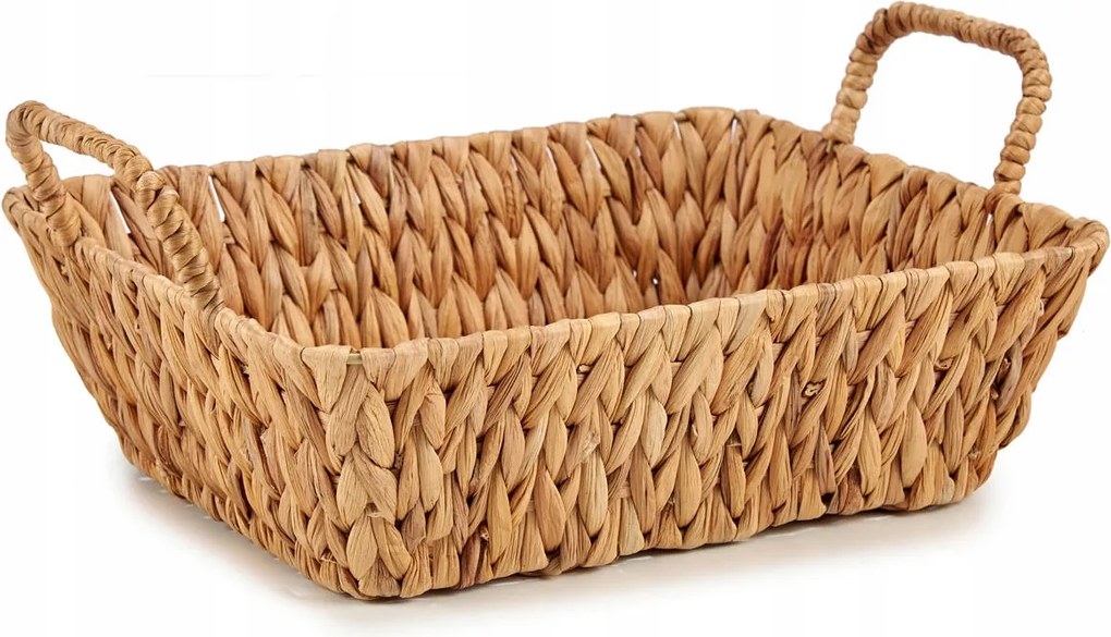 Dekorációs kosár fogantyúkkal, 40 x 29 cm, jácint