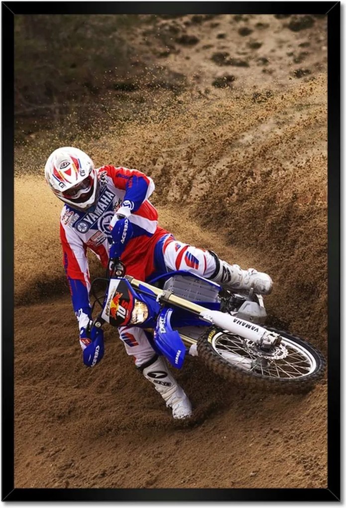 Poszterek keretben 40x60 Motocross Motorkerékpár Motor