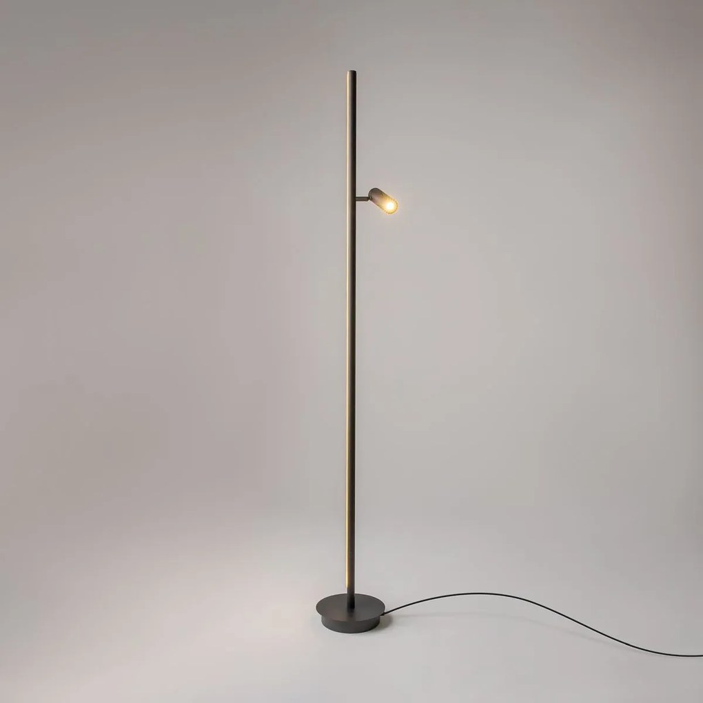 Maytoni modern állólámpa thin fekete mymod395fl-l28b3k