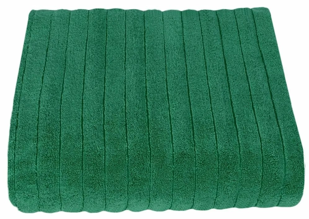 DELUXE  mikro-pamut törölköző sötétzöld, 50 x 95 cm, 50 x 95 cm