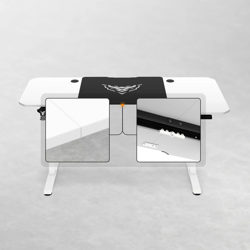 Diablo X-Tensio Állítható Magasságú Íróasztal 1600 Fehér