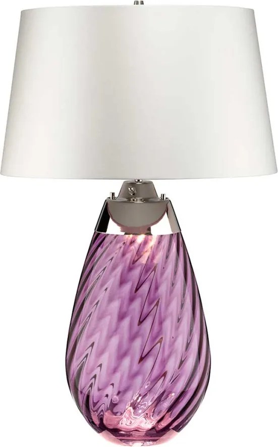 Elstead Lighting LENA LARGE LENA-TL-L-PLUM-OWSS Asztali lámpa 1X7W/GU10+1x60W/E27