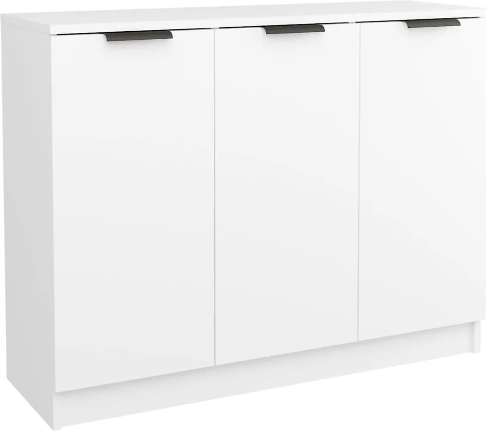 vidaXL fehér szerelt fa tálalóasztal 90,5 x 30 x 70 cm