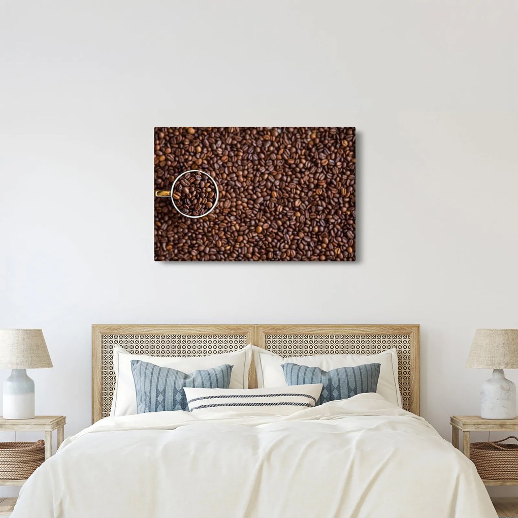 Kép - kávé szemek (90x60 cm)