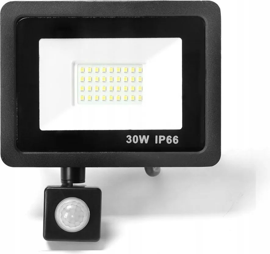 DOMENOLED 23 HALOGEN Kültéri Reflektor Fekete LED IP65