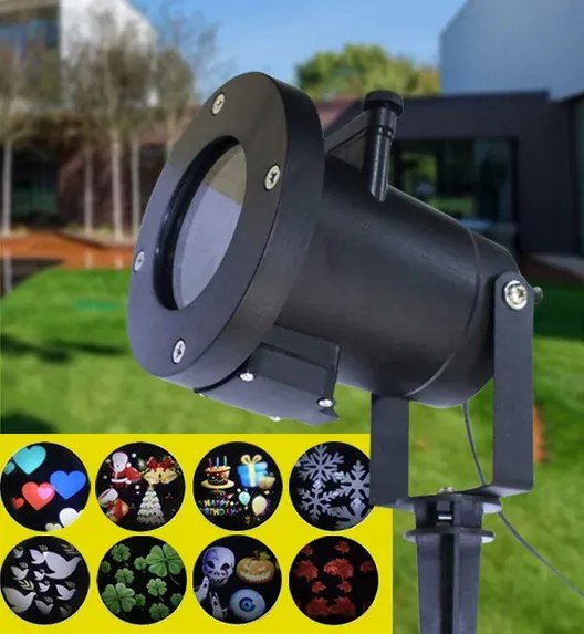 Karácsonyi lézerfényrendszer ház megvilágításhoz TA-91011