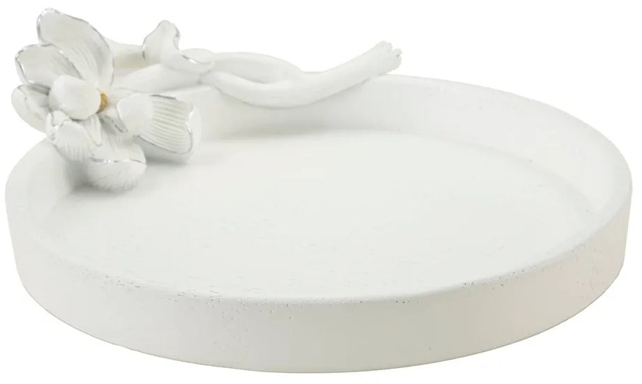 Poligyanta dekoratív tálca ø 21 cm Magnolia – Mauro Ferretti