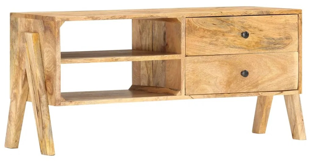 tömör mangófa TV-szekrény 97 x 35 x 47 cm