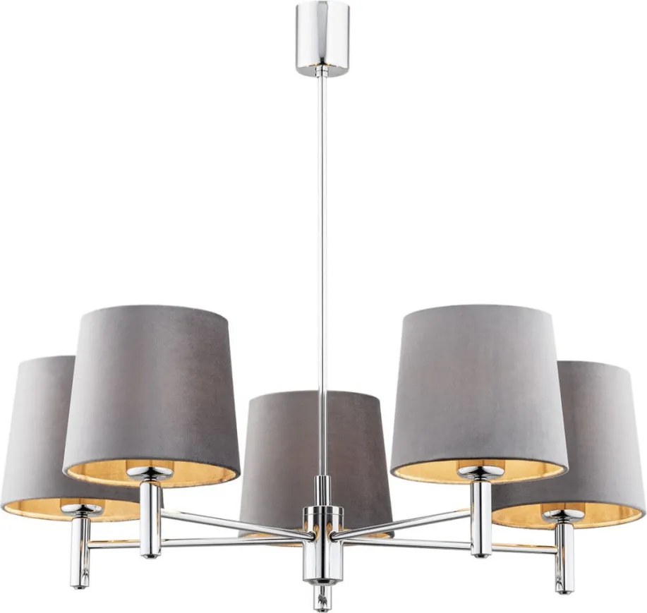 ARGON 2110 BOLZANO PLUS Modern Csillár Fehér, Króm E27 IP20