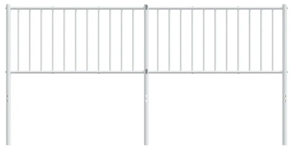 fehér fém fejtámla 180 cm