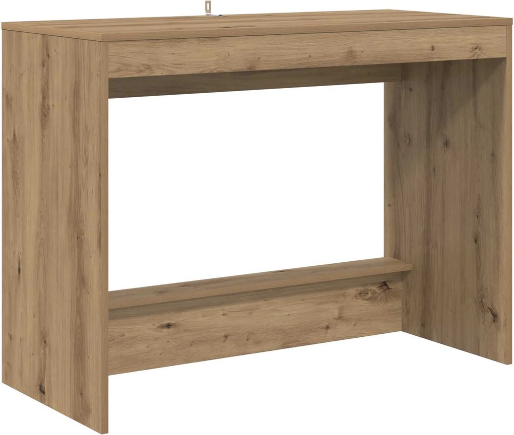 vidaXL Ágyíróasztal Artisan tölgy 100 x 45 x 75 cm Faanyag