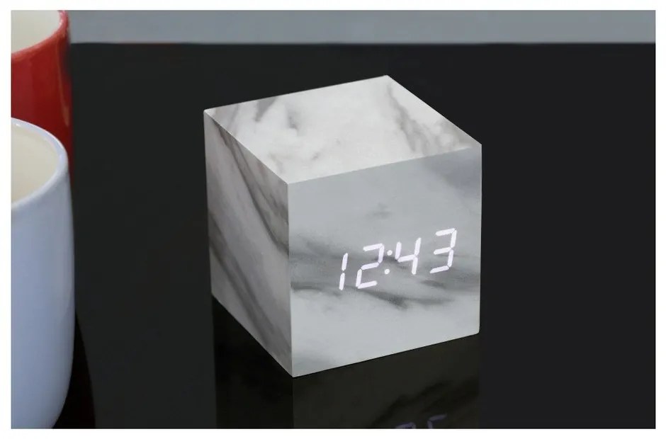 Digitális ébresztőóra Cube Click – Gingko