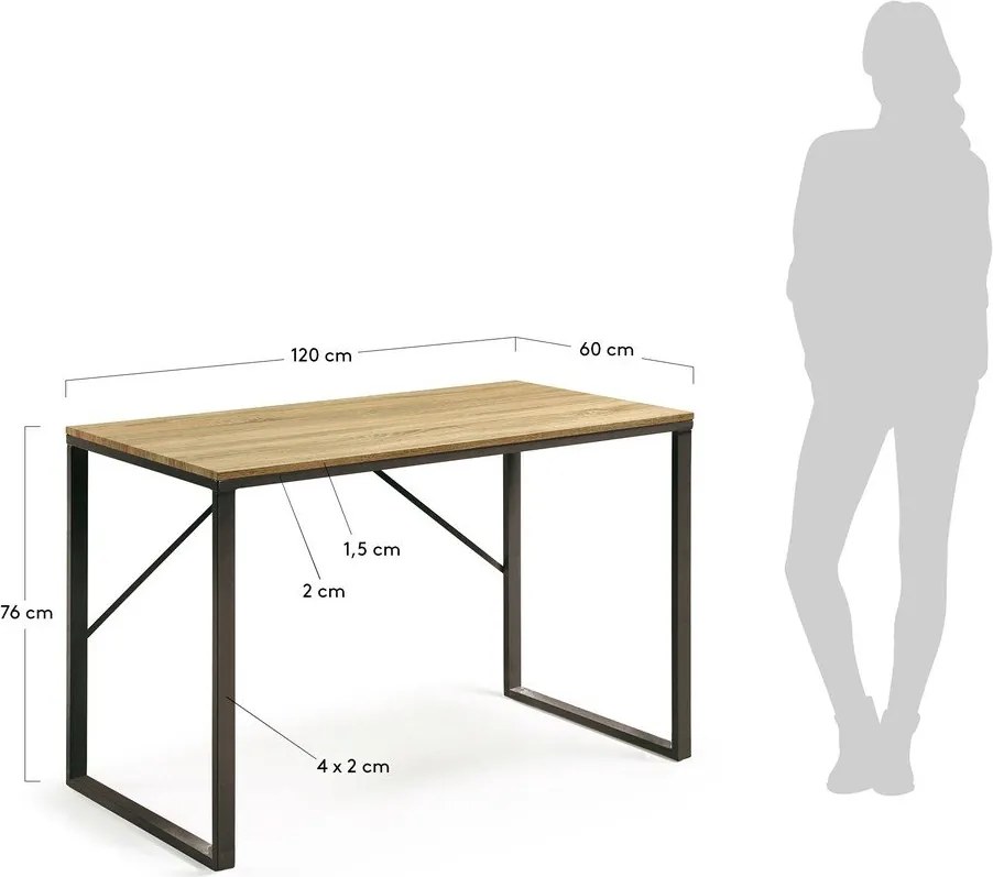 Íróasztal 60x120 cm Talbot – Kave Home