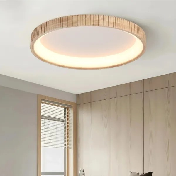 Brilagi - LED mennyezeti lámpatest FALCON WOOD MODERN LED/60W/230V átm. 80 cm, fa