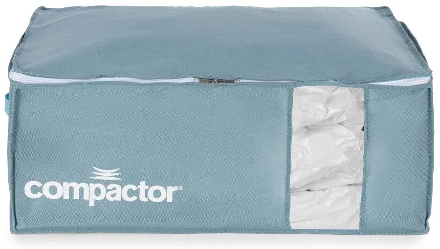Vákuumos műanyag ruhatároló doboz 65x45x27 cm Blue Edition – Compactor