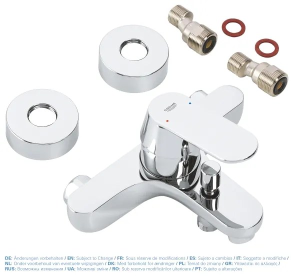 GROHE 32831000 - Kádcsaptelep EUROSMART COSMOPOLITAN DN 15 fényes króm
