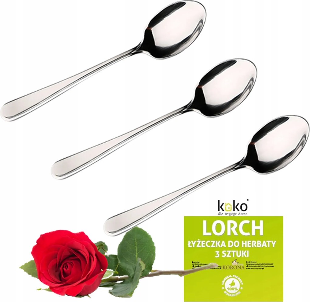 Teáskanál 3db-os Készlet Astoria Evőeszközök Kávéhoz Teához Szépen Fényesített