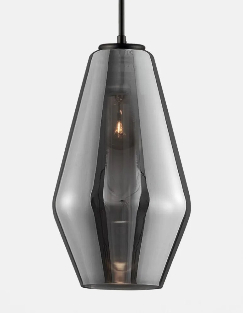 NOVA LUCE 9724101 VEIRO Egyágú Függesztett Lámpa Üveg E27 IP20