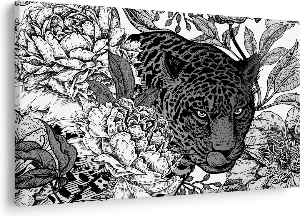 Kép - Egzotikus kert (90x60 cm)