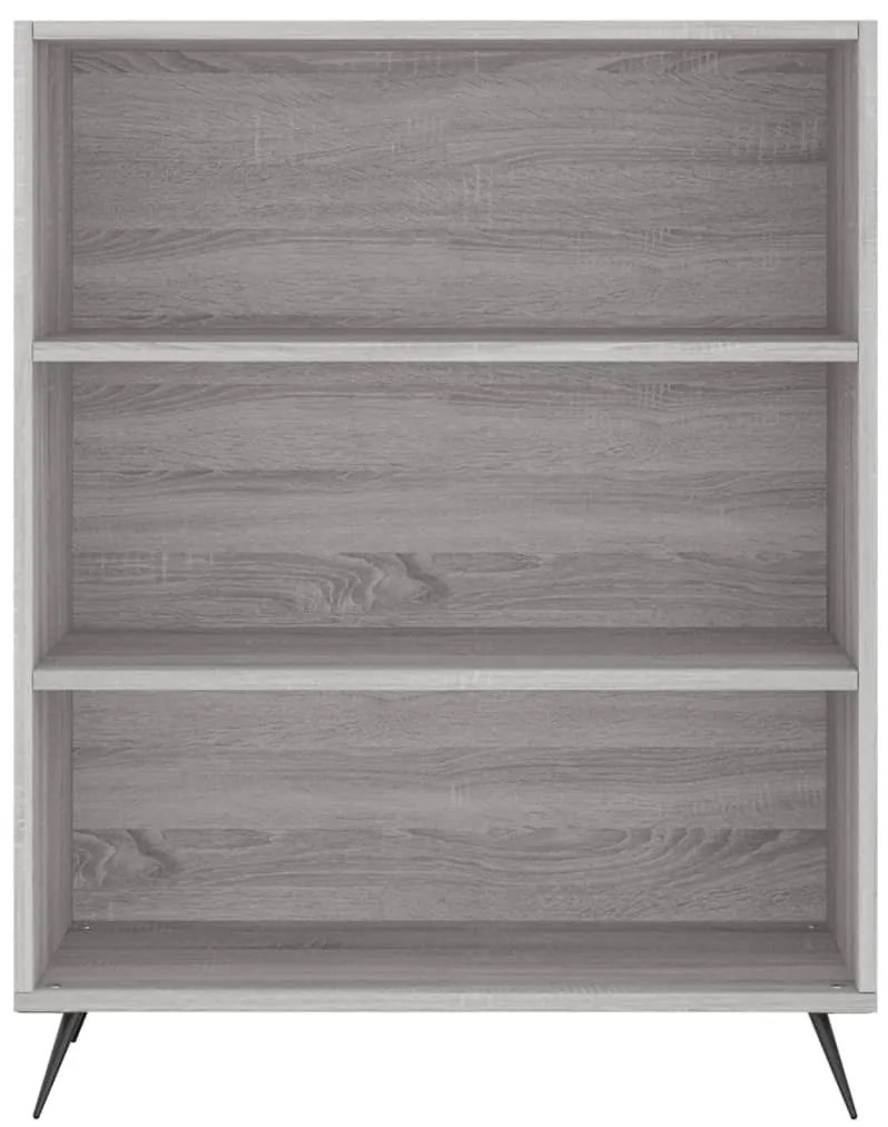 szürke sonoma szerelt fa magasszekrény 69,5x32,5x180 cm