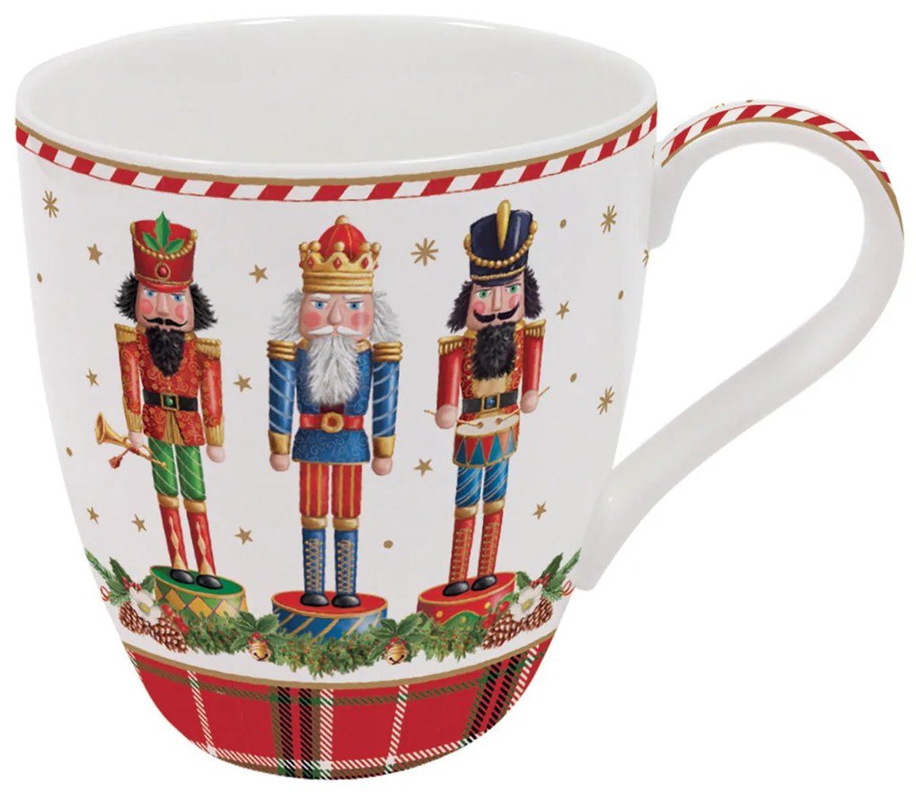 Porcelán diótörő bögre Vintage Nutcracker