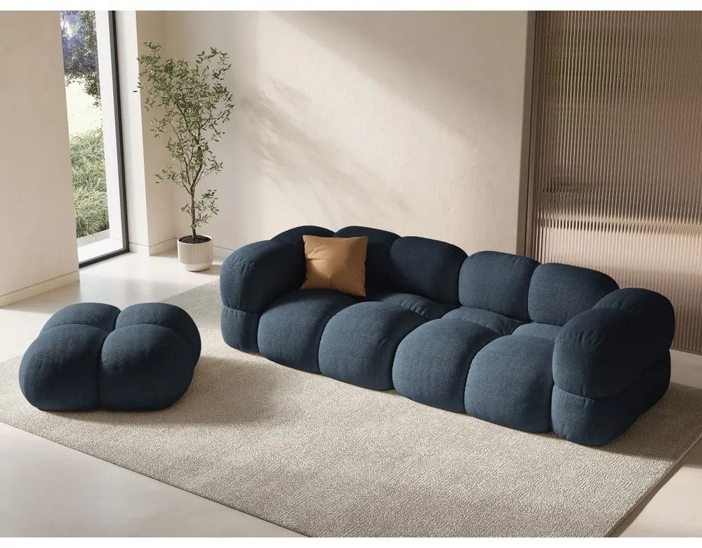 Sötétkék lábtartó Loretto – Cosmopolitan Design