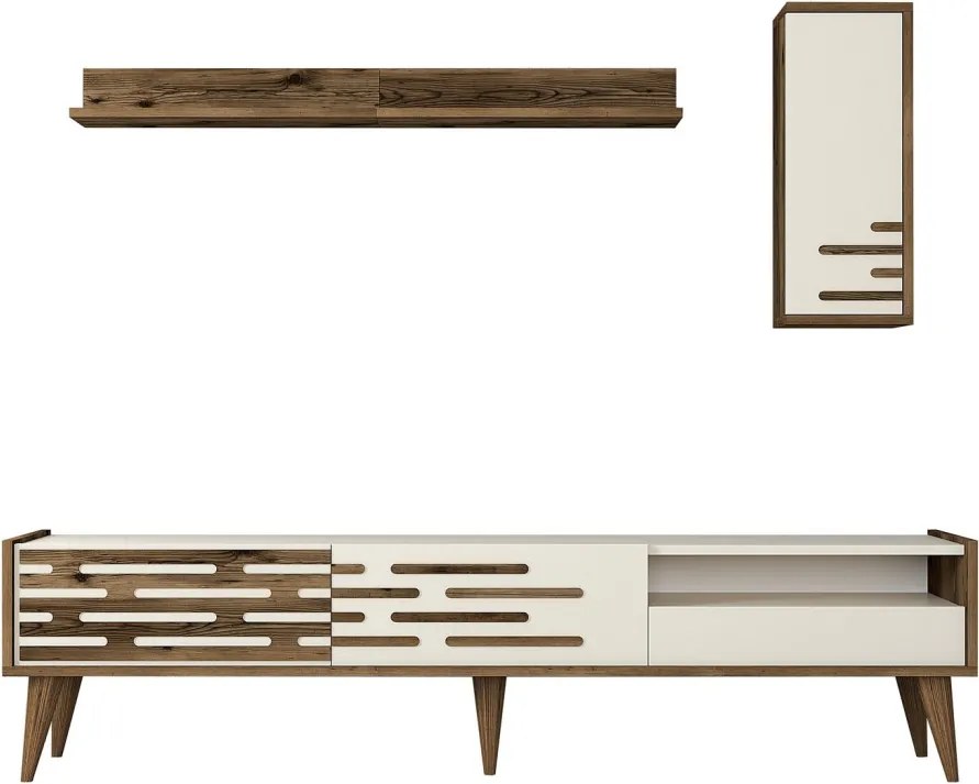 Valensiya - Walnut, Cream