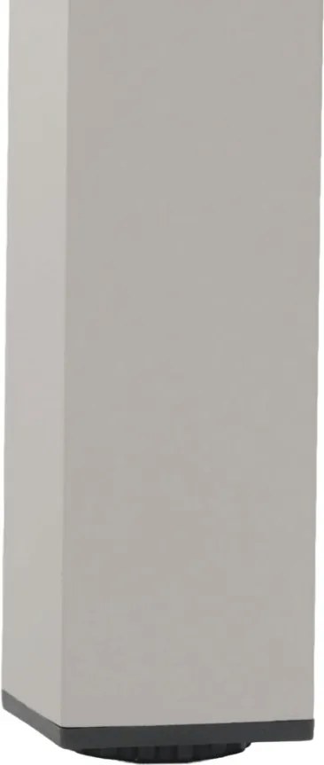 Kerti asztal 162x90 cm, alumínium, polywood, bézs, AZT-S1514 CRM