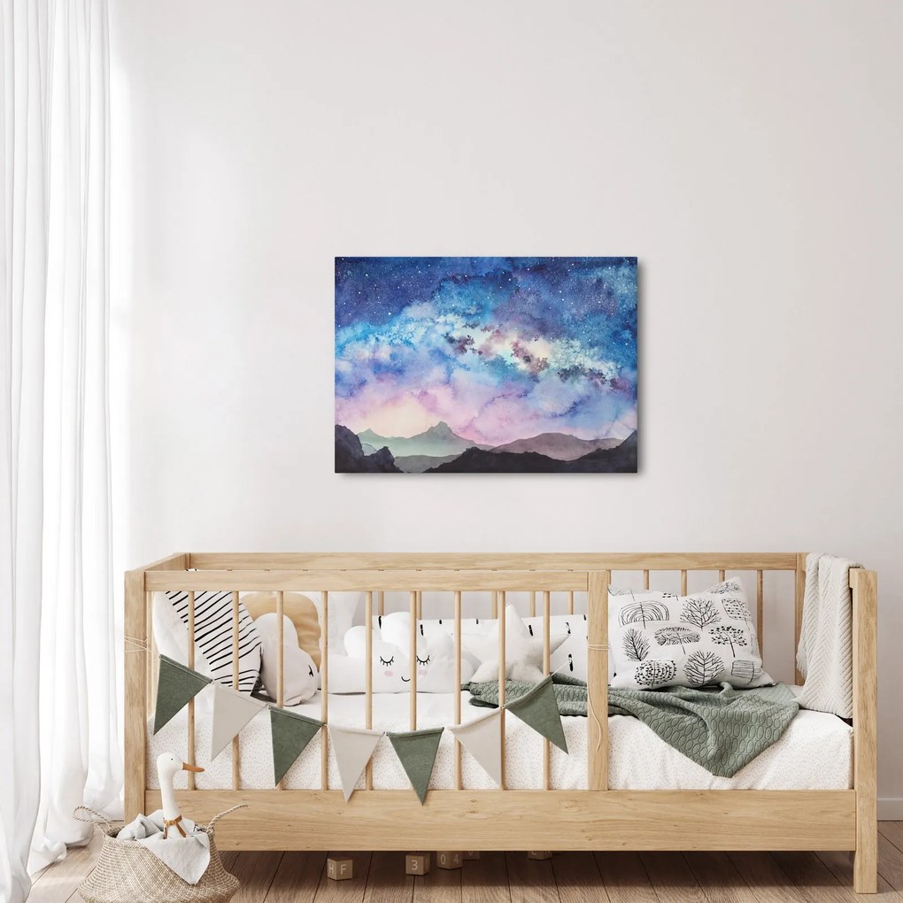 Kép - Milky Way, akvarell (70x50 cm)