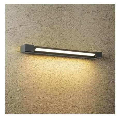 Brilagi - LED kültéri fali lámpatest AQUA LINE, 18 W, 230 V, 60 cm, IP44, antracit