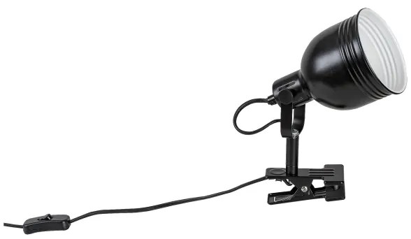 Rabalux 3092 - Lámpa klipsszel 1xE14/25W/230V fekete
