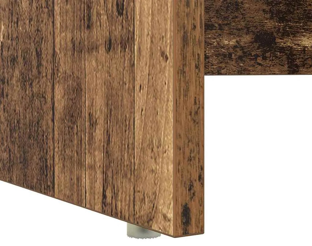 Íróasztal tárolóval Öreg fa 120.5 x 44 x 88.5 cm Faanyag