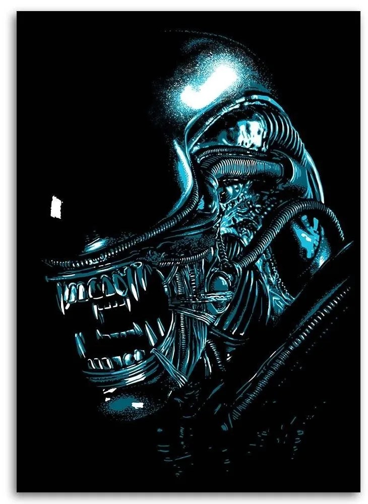 Gario Vászonkép A nyolcadik utas: a Halál, egy ragadozó feje - Alberto Perez Méret: 70 x 100 cm