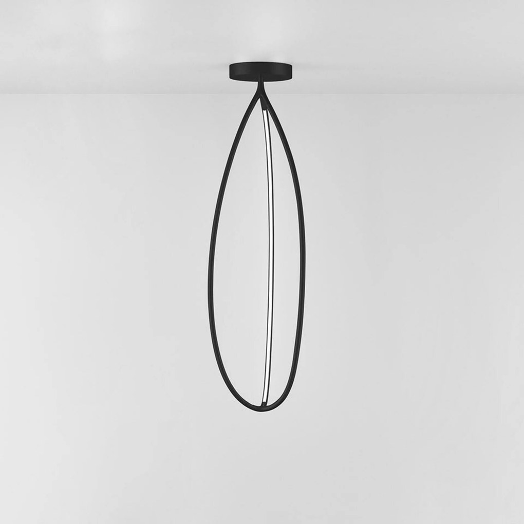 Artemide Arrival 130 mennyezeti lámpa, fekete, Bluetooth-os, 1555030APP